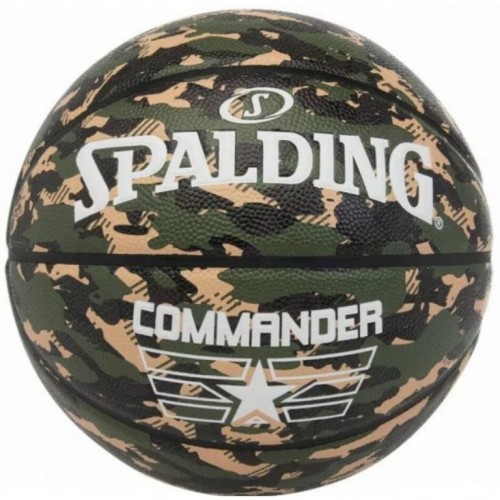 Spalding Μπάλα Μπάσκετ  Commander Camo 84 588Z1 (Size 7/Outdoor)